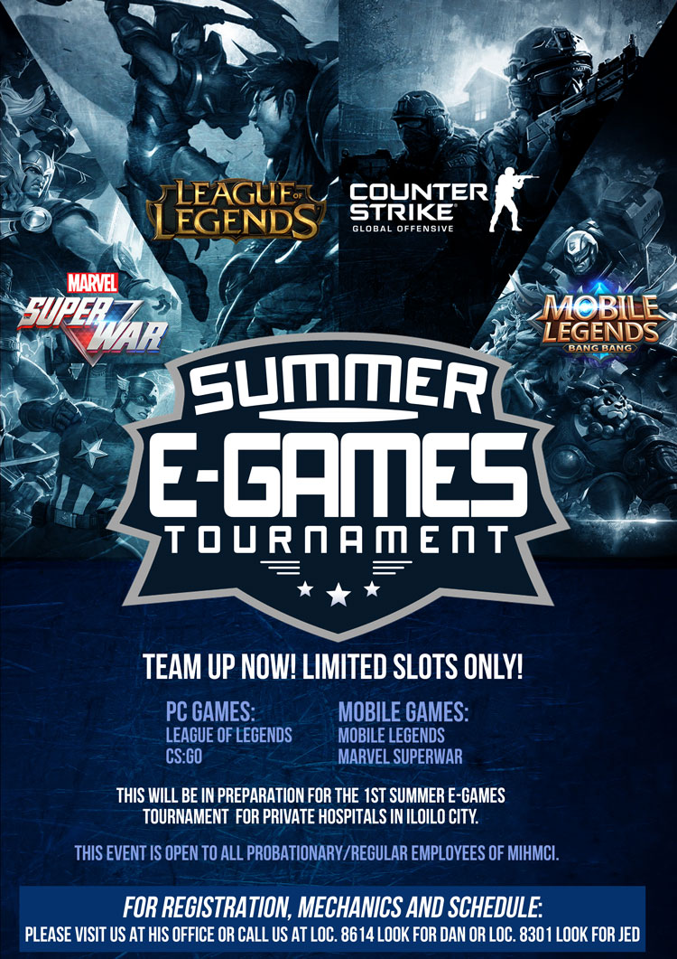 MIHMCI: Summer E-Games Tournament